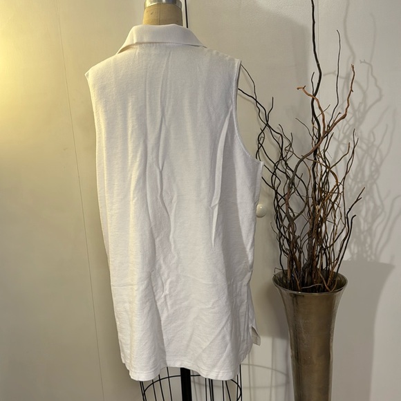 Croft & Barrow terry zippered sleeveless cover-up - Picture 3 of 6